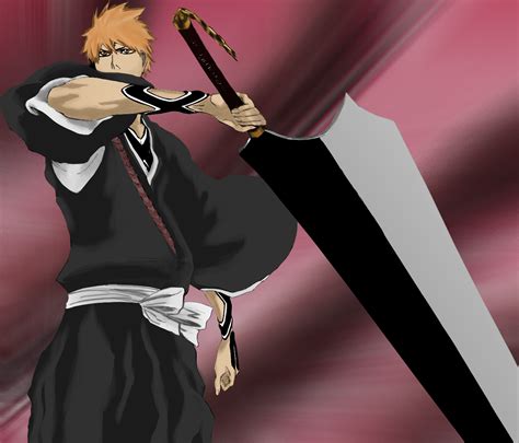 ichigo bleach anime|bleach anime ichigo sword name.